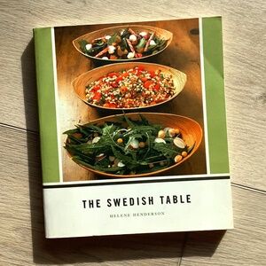 SIGNED COPY WITH HANDWRITTEN RECIPE:  The Swedish Table by Helene Henderson